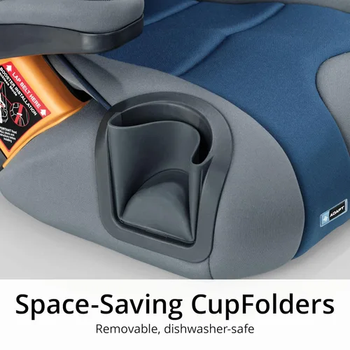 Miniatura 8 de Chicco KidFit Adapt Plus 2 en 1 Asiento Elevador de Posicionamiento del Cinturón para Automóvil, Asiento Elevador sin Respaldo y con Respaldo Alto