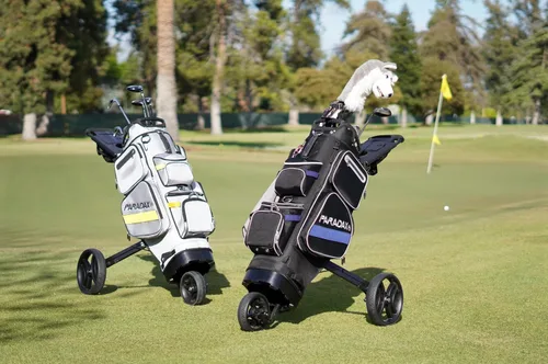 Miniatura 9 de PARADAX Bolsa de golf todo en uno A1-1 - Carrito integrado dentro de la bolsa. El carrito se esconde dentro de la bolsa de golf en cuestión