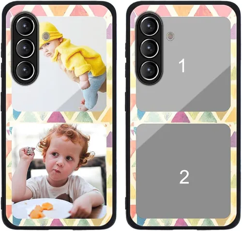 Miniatura 440 de Funda de teléfono personalizada para Samsung Galaxy S22+ / S22 Plus 5G, funda de TPU suave de vidrio templado antiarañazos personalizada con foto