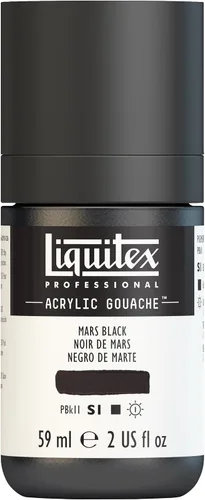Miniatura 33 de Liquitex Professional - Gouache acrílico profesional, botella de 2 onzas (59 ml), blanco titanio