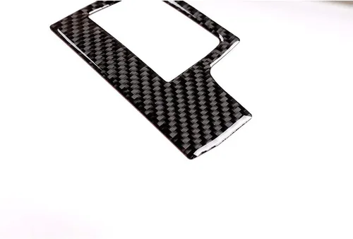 Miniatura 7 de YIWANG Real Fibra de carbono coche multifunción botón marco Trim 2 unids para Land Rover Discovery Sport 2015-2019 Auto Accesorios