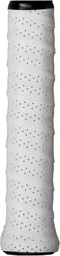 Miniatura 2 de Cintas para mango de raqueta Wilson Sporting Goods perforadas Pro Overgrip (paquete de 12), blanco (WRZ4006WH)