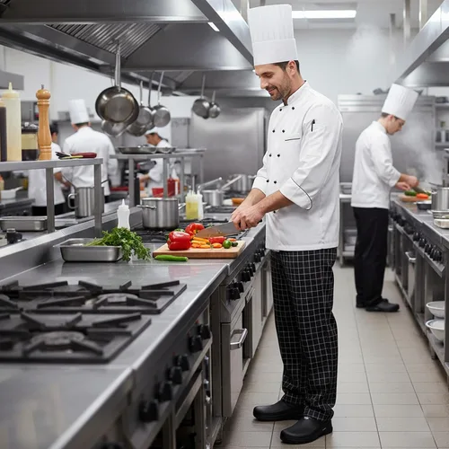 Miniatura 7 de Zuecos de trabajo para hombres y mujeres: zapatos de chef antideslizantes, zuecos impermeables para servicio de alimentos, zapatos de trabajo