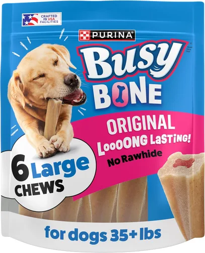 Miniatura 15 de Purina Busy Bone - Golosinas masticables para perros adultos, originales, bolsa de 10