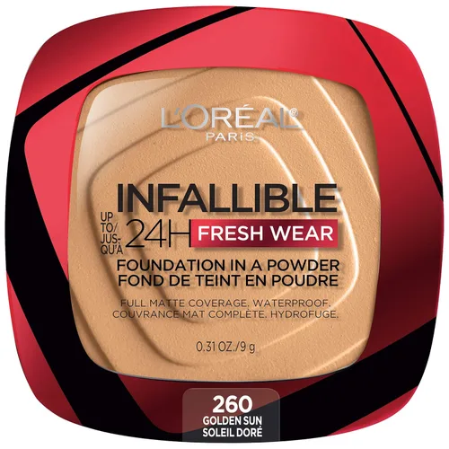 Miniatura 18 de L'Oreal Paris - Maquillaje base en polvo Infallible Fresh Wear, Porcelain 010 (porcelana 010), 0.31 onzas