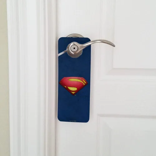 Miniatura 5 de The Flash Supergirl Logo Plastic Door Knob Hanger Sign - Imagen