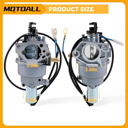 Miniatura 3 de MOTOALL Carburador para Toro 136-7826 Repl 127-9183 Timecutter 0 Cortacésped Giro Cero 452cc Motor