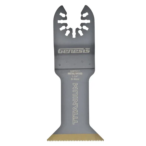 Miniatura 7 de Genesis GAMT514 Universal 1 3/8" Precisión Oscilante Multiherramienta de liberación rápida Cuchilla de corte al ras