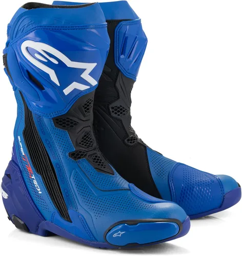 Miniatura 6 de Alpinestars Supertech R - Botas de motocicleta de carreras ventiladas, certificadas CE, ligeras, ventilación y agarre avanzados Negro
