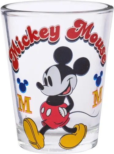 Miniatura 4 de Silver Buffalo Disney Classic Mickey Mouse - Paquete de 4 mini gafas, 1.5 onzas