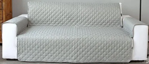 Miniatura 20 de Fundas para sofá de 3 plazas y 2 plazas y 1 plaza, funda de sofá reversible, funda acolchada ajustable para sofá, protectores impermeables