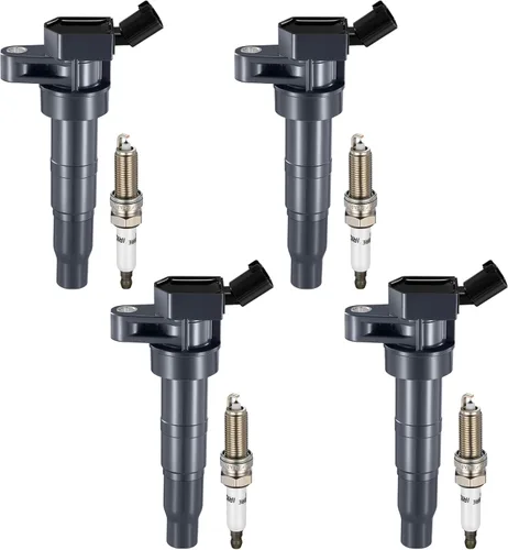 Miniatura 36 de BDFHYK Bobinas de encendido UF611 y bujía iridio XP6203 compatible con Hyundai Equus Genesis Sonata Tucson Kia Borrego K900 Optima Sorento V8 l4