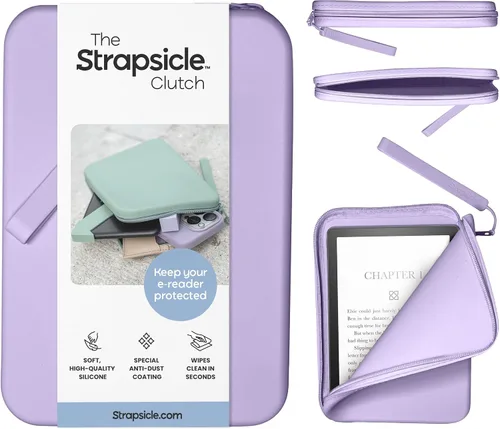 Miniatura 10 de Strapsicle Funda de silicona para Kindle y lectores electrónicos – Bolso multiusos para teléfono, billetera y llaves – Se ajusta a Paperwhite 2024