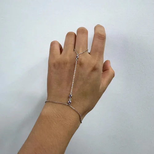 Miniatura 75 de Pulsera de plata de ley 925 para mujer, pulsera de mano para mujer, pulseras esclavas de 7 a 9 pulgadas ajustable