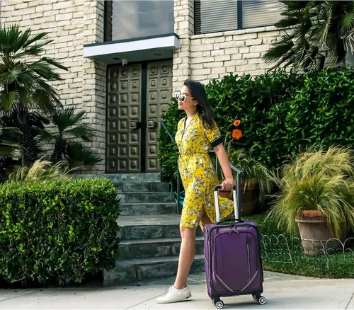 Miniatura 3 de AMERICAN TOURISTER Zoom Turbo Softside - Equipaje con ruedas giratorias expandible Púrpura Zoom Turbo Softside - Equipaje con ruedas giratorias