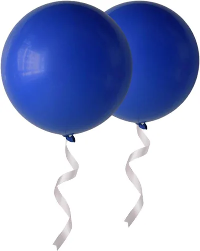 Miniatura 29 de Globos redondos gigantes de 24 pulgadas, paquete de 10 globos de látex negro para sesiones de fotos, bodas, baby shower, decoraciones de fiesta