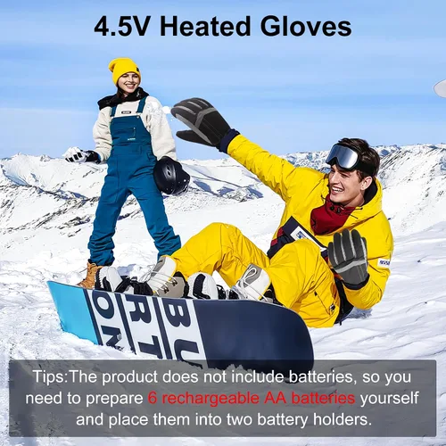 Miniatura 3 de MMlove USB Heated Gloves for Men Women, Touchscreen, Waterproof, Outdoor & Indoor Hand Warmers for Climbing,Motorcycling,Skiing