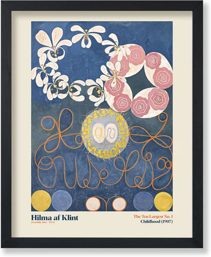 Miniatura 31 de Poster Master Póster de ilustración vintage, impresión retro moderna, los diez más grandes n.º 1, infancia, flor, abstracto, regalo para artista