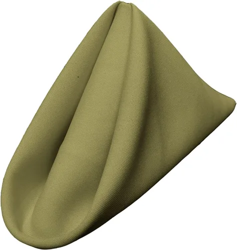 Miniatura 37 de LA Linen Paquete de 10 servilletas de popelina de poli, servilletas de tela suave, servilletas lavables y reutilizables, servilletas de mesa