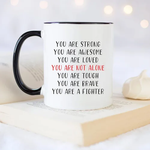 Miniatura 4 de YouNique Designs Taza de aliento – Tazas de café portátiles de 11 onzas «Get Well Soon», regalos para mujeres, hombres, después de una cirugía