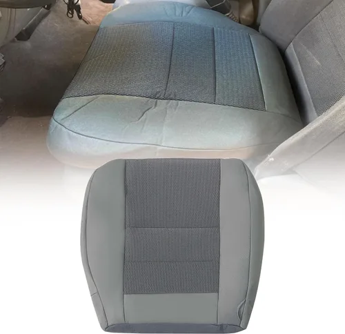 Miniatura 3 de SecosAutoparts Funda de Asiento de Reemplazo de Tela para el Lado del Conductor Delantero Inferior Gris Compatible con Ford F250 F350 F450 F550 2003