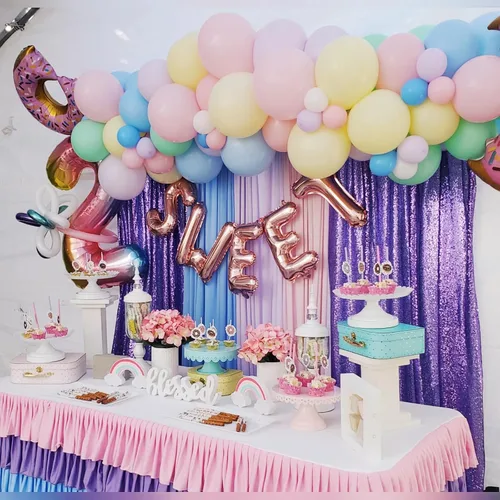 Miniatura 3 de Telón de fondo de lentejuelas moradas 2 paneles 2FTx8FT con purpurina telón de fondo cortinas para fiesta de Halloween fondo de fotos para bodas