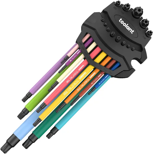 Miniatura 14 de Toolant - Juego de llaves Allen métricas de 9 piezas, juego de llaves Allen de brazo extra largo con extremo de bola, juego de llaves hexagonales