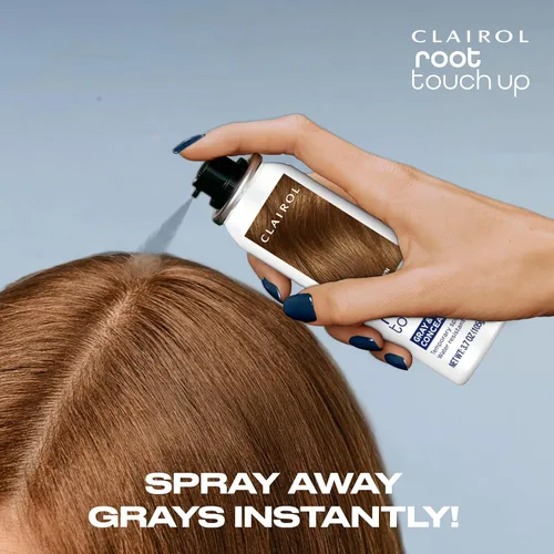 Miniatura 5 de Clairol Spray de coloración temporal para retoque de raíz, color de cabello negro, paquete de 1
