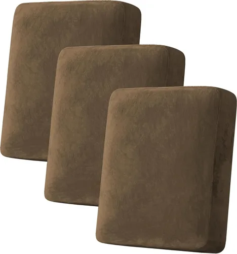 Miniatura 94 de H.VERSAILTEX Funda de cojín elástica de terciopelo para sofá, funda de cojín de felpa para cojines de silla, protector de muebles, cojín de asiento