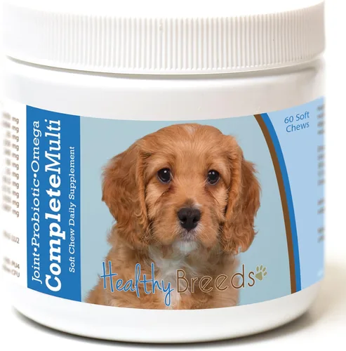 Miniatura 58 de Healthy Breeds Pug todo en uno multivitamínico suave masticable 60