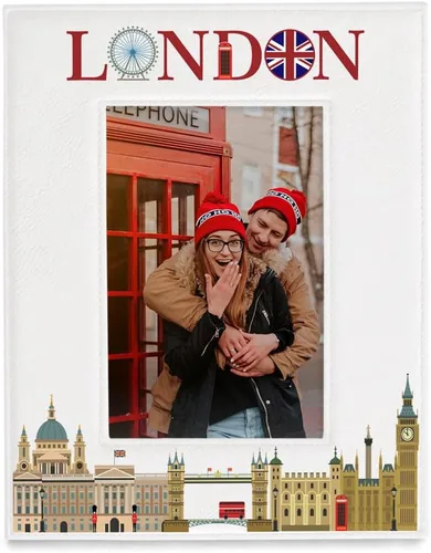 Miniatura 8 de KATE POSH Marco de fotos de Londres, vacaciones familiares en Londres, luna de miel, boda, decoración de Londres (5 x 7 horizontal)