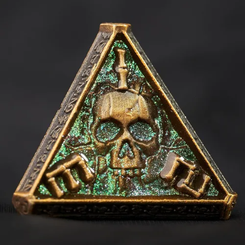 DND - Juego de dados de metal D&D poliédricos con caja de regalo, caja de metal, juego de dados DND, dados poliédricos para Calabozos y Dragones,
