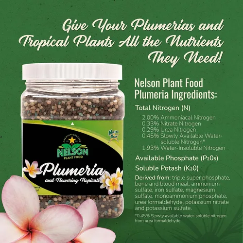 Miniatura 4 de Nelson NutriStar - Fertilizante granular para plantas de plumeria y todas las tropicales en flor, helechos, orquídeas, lirios en tierra