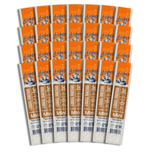 Miniatura 7 de Archer Jerky Mini palitos de pavo - Palitos de pavo totalmente naturales, aperitivo de proteína para personas, aperitivo de carne, sin gluten, keto