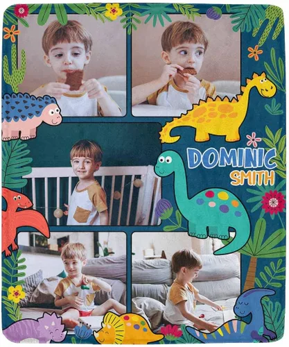 Miniatura 21 de Artsadd Mantas personalizadas con nombre para bebés niños y niñas, mantas de bebé personalizadas con nombre, manta personalizada para niños