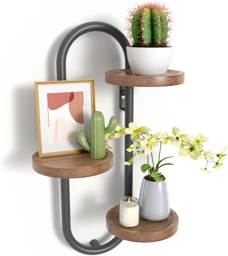 Soportes de pared para plantas de interior, estantes para plantas de ventana, soportes de pared para plantas de decoración de interiores, soportes