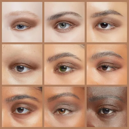 Miniatura 4 de Sombra de ojos en polvo prensado mate, pigmento profundo, brillo de lujo, sombras de ojos negras, sin talco ni parabenos, vegano, sin pruebas