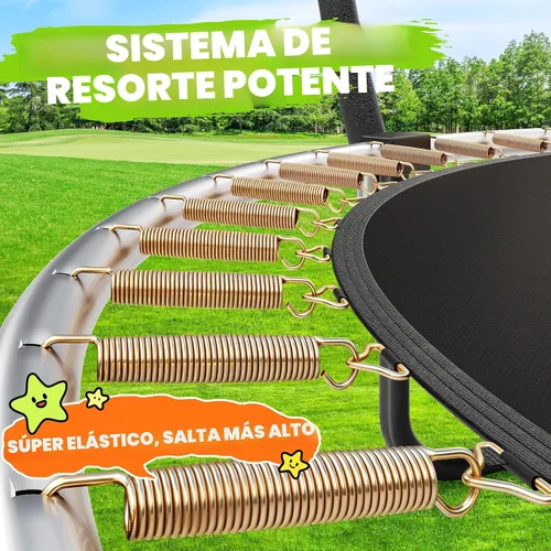 Miniatura 3 de JELENS Trampolín de 8 pies, 10 pies, 12 pies, 14 pies, 15 pies, 16 pies, trampolines recreativos con red de cierre, trampolines antioxidantes