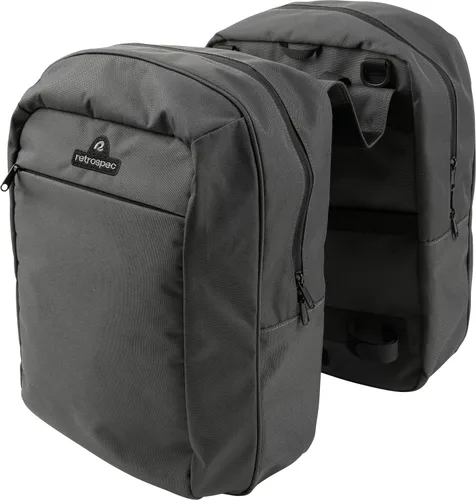 Miniatura 10 de Retrospec Sidekick Pannier Bike Bag - Waterproof Commuter Pannier with Laptop Sleeve, Reflective Rain Cover & Carry Strap - Eco-Friendly 600D rPET