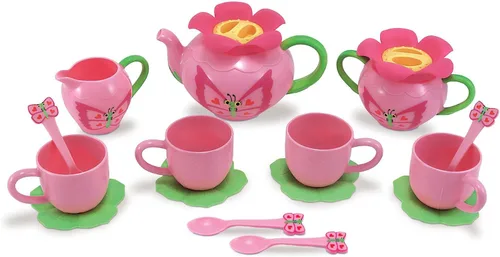 Miniatura 3 de Melissa & Doug Bella Butterfly: Juego de té con 1 tema compatible con M&D Scratch Fun Mini Pad (06181)