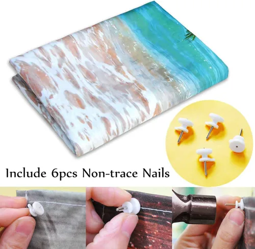 Miniatura 6 de LB Tapiz de bandera estadounidense de girasoles, tapiz con cita inspiradora, tapiz para colgar en la pared, tapiz floral negro y amarillo, tapices