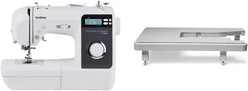 Máquina de Coser Brother ST150HDH, Fuerte y Resistente, 50 Puntadas Incorporadas, Pantalla LCD, 9 Prensatelas Incluidos y Mesa Ancha para Máquina de