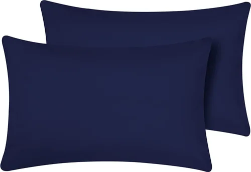 Miniatura 9 de Funda de Almohada de Viaje 12x18 Paquete de 2 Piezas 100% Algodón Egipcio Cierre de Sobre 500 Número de Hilos Funda de Almohada para Niños Pequeños
