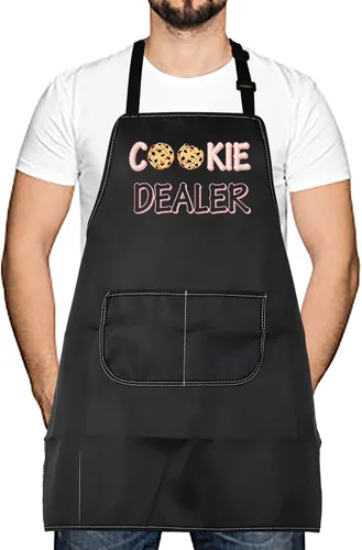 LEVLO Regalo para amantes de la repostería de galletas, delantales para repostería, regalo de chef