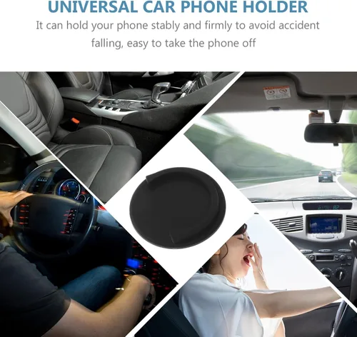 Miniatura 7 de UKCOCO Soporte multifuncional para teléfono móvil para coche, autoadhesivo, soporte para teléfono móvil
