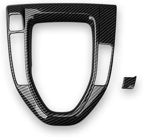 Miniatura 3 de Cubierta de panel de cambio de marchas de automóvil estilo fibra de carbono, ajuste interior compatible con Veloster JS N line 2019-2022 accesorios
