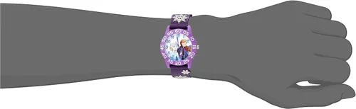 Miniatura 2 de Disney Reloj analógico de cuarzo 3D con correa 3D de Frozen para niños