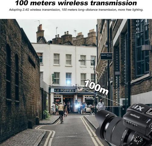 Miniatura 5 de Godox Transmisor de disparador de flash inalámbrico X1T-O TTL para Olympus Panasonic, compatible con función HSS 1/8000s 5 grupos 32 canales