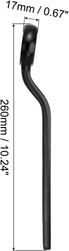 Miniatura 2 de UXCELL Llave de impacto de extremo de caja compensada de 27mm tipo anillo - Llave de cabeza única de acero de alta resistencia con mango extendido