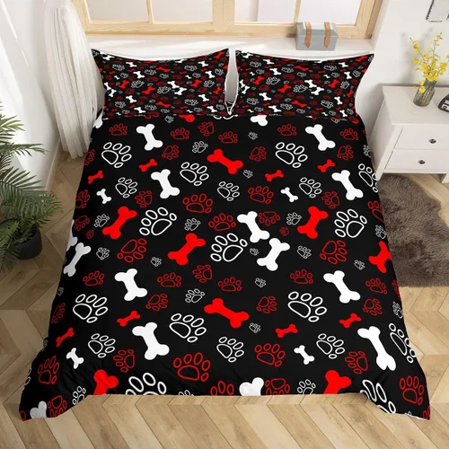 Miniatura 21 de Erosebridal Juego de funda de edredón con diseño floral de acuarela, estilo fantasía, para niñas, mujeres y niños, bonito juego de edredón
